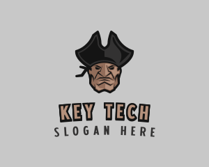 Angry Pirate Man logo design