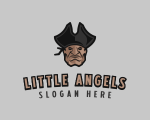 Angry Pirate Man logo design