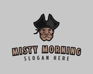 Angry Pirate Man logo design