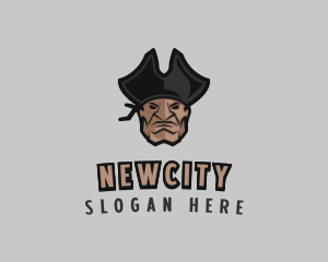 Angry Pirate Man logo design