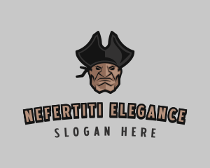 Angry Pirate Man logo design