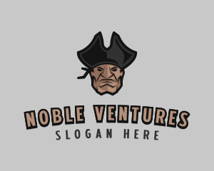 Angry Pirate Man logo design