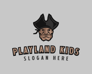 Angry Pirate Man logo design