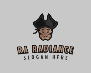 Angry Pirate Man logo design