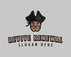 Angry Pirate Man logo design