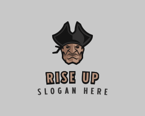 Angry Pirate Man logo design