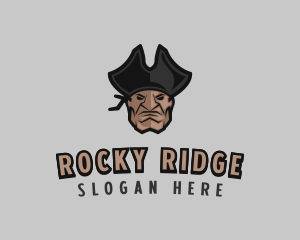 Angry Pirate Man logo design