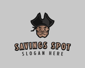 Angry Pirate Man logo design