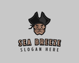 Sailor - Angry Pirate Man logo design