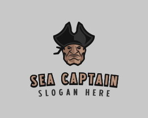 Sailor - Angry Pirate Man logo design