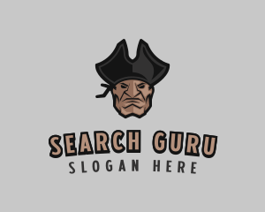 Angry Pirate Man logo design