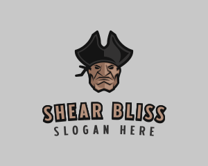 Angry Pirate Man logo design