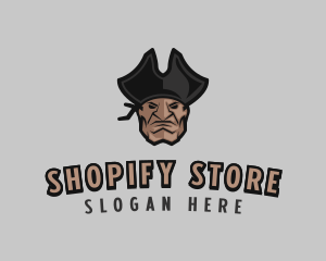 Angry Pirate Man logo design