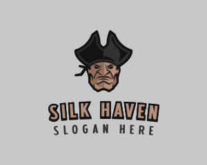 Angry Pirate Man logo design