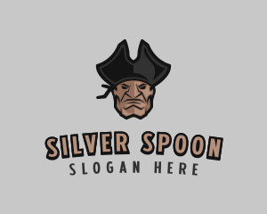 Angry Pirate Man logo design