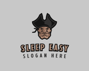 Angry Pirate Man logo design