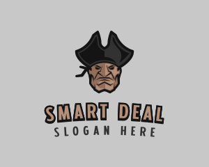 Angry Pirate Man logo design