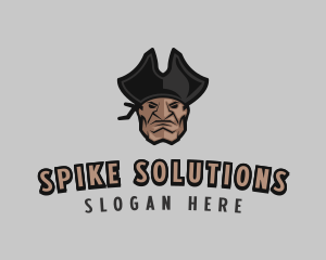 Angry Pirate Man logo design