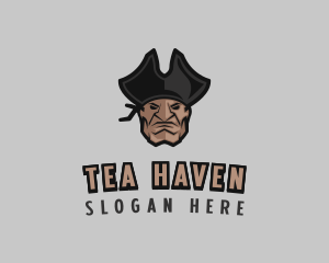 Angry Pirate Man logo design