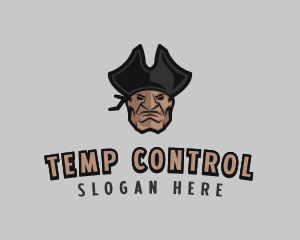 Angry Pirate Man logo design