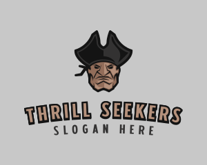 Angry Pirate Man logo design