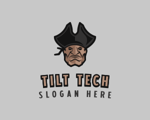 Angry Pirate Man logo design