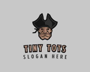 Angry Pirate Man logo design