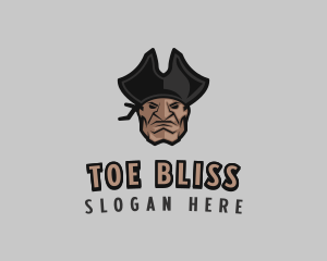 Angry Pirate Man logo design