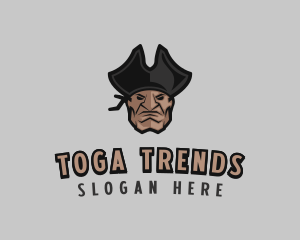 Angry Pirate Man logo design