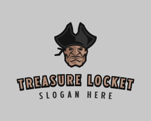 Angry Pirate Man logo design