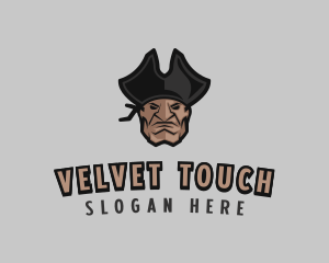 Angry Pirate Man logo design