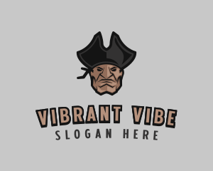 Angry Pirate Man logo design