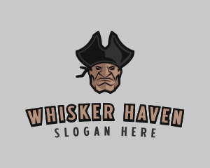 Angry Pirate Man logo design