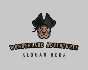 Angry Pirate Man logo design