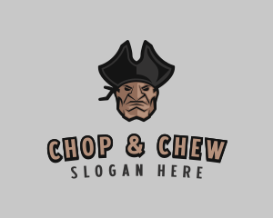 Angry Pirate Man logo design