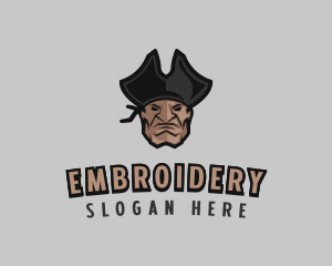 Angry Pirate Man logo design