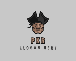 Angry Pirate Man logo design