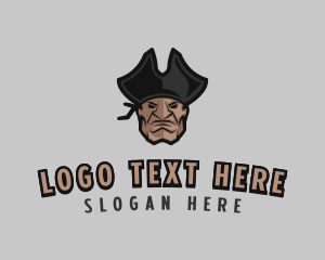 Guy - Angry Pirate Man logo design