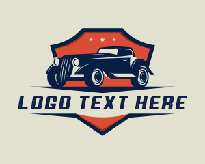 Retro - Auto Car Crest logo design