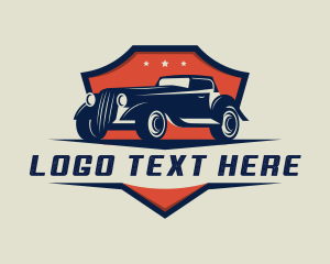 Retro - Retro Car Crest logo design