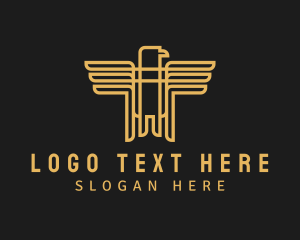 Hawk - Golden Eagle Enterprise logo design