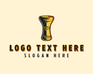 Traditional - Musical African Instrument logo design
