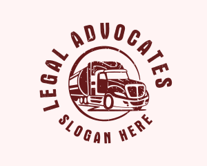 Logistics Delivery Vehicle Logo