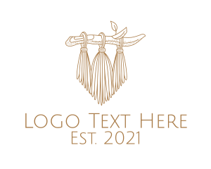 Knot - Tassel Ornament Decor logo design