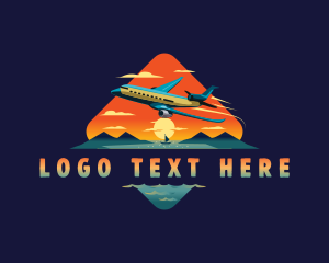 Plane - Airplane Mountain Resort logo design