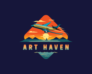 Airplane Mountain Resort logo design