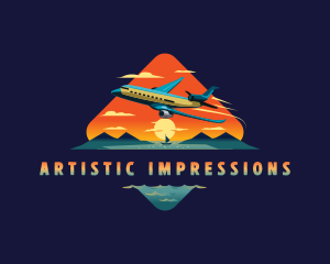 Airplane Mountain Resort logo design