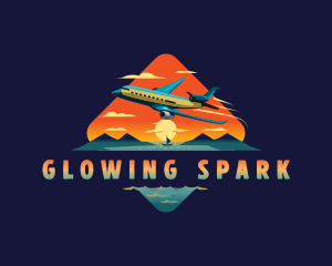 Airplane Mountain Resort logo design