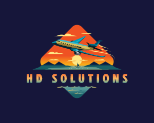 Airplane Mountain Resort logo design