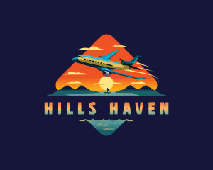 Airplane Mountain Resort logo design